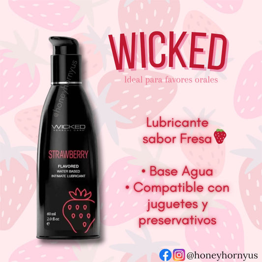 Lubricante con sabor