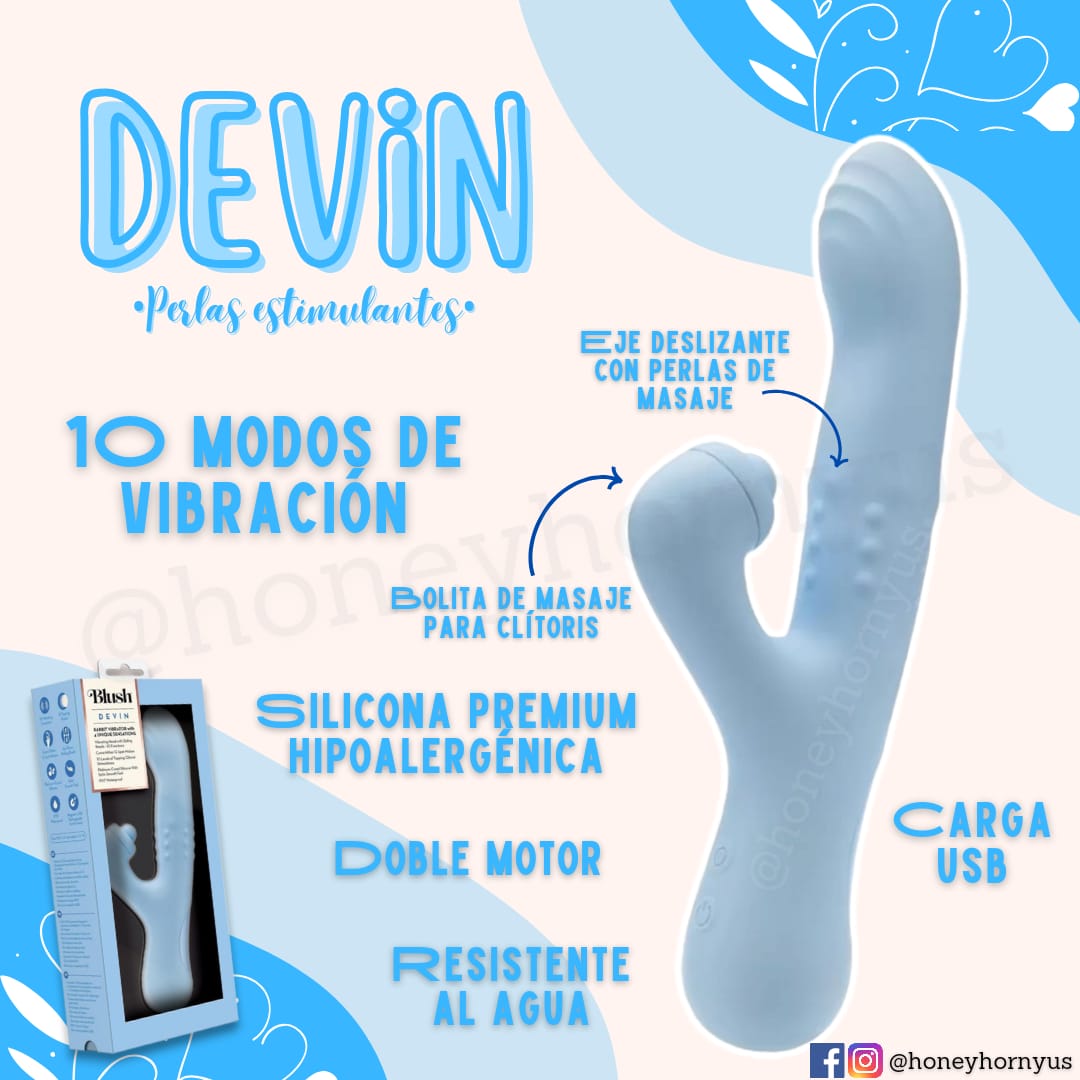 Vibrador con perlas